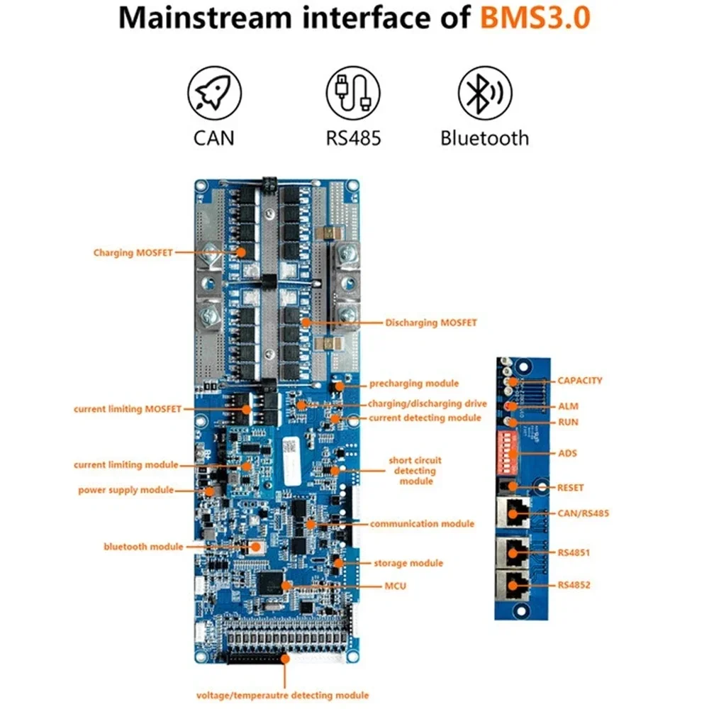 Seplos BMS 3.0 Smart BMS 100A/ - Smart Bms 16S 48V 200A Bluetooth recensie en prijs