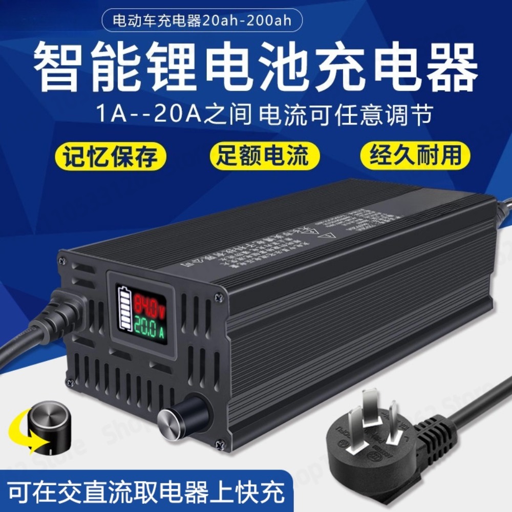 Verstelbare stroom 1-20A Driev - Lifepo4 Charger 48V 20A recensie en prijs