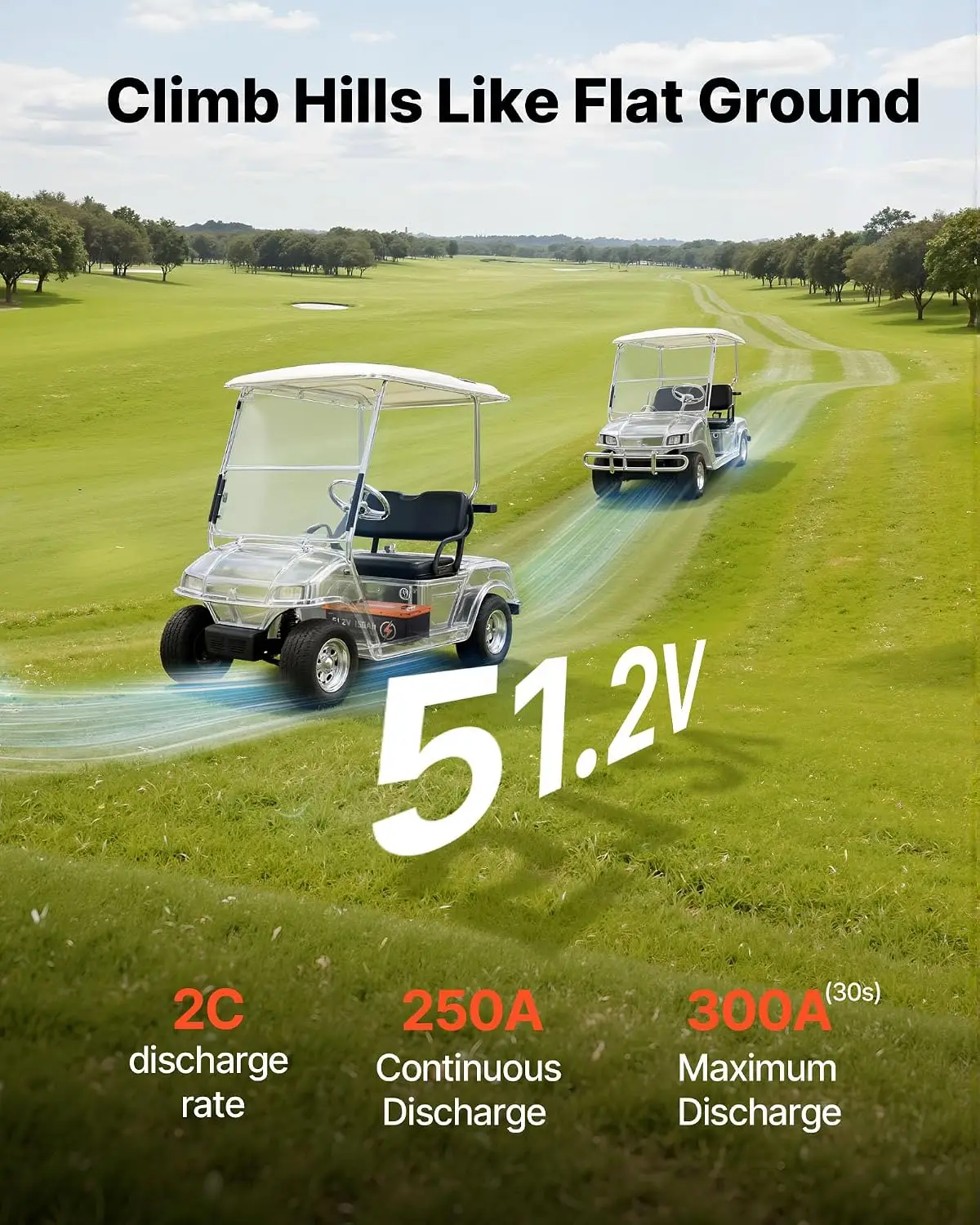 48V (51.2V) 150AH Lithium Golf - Lifepo4 Charger 48V 20A recensie en prijs