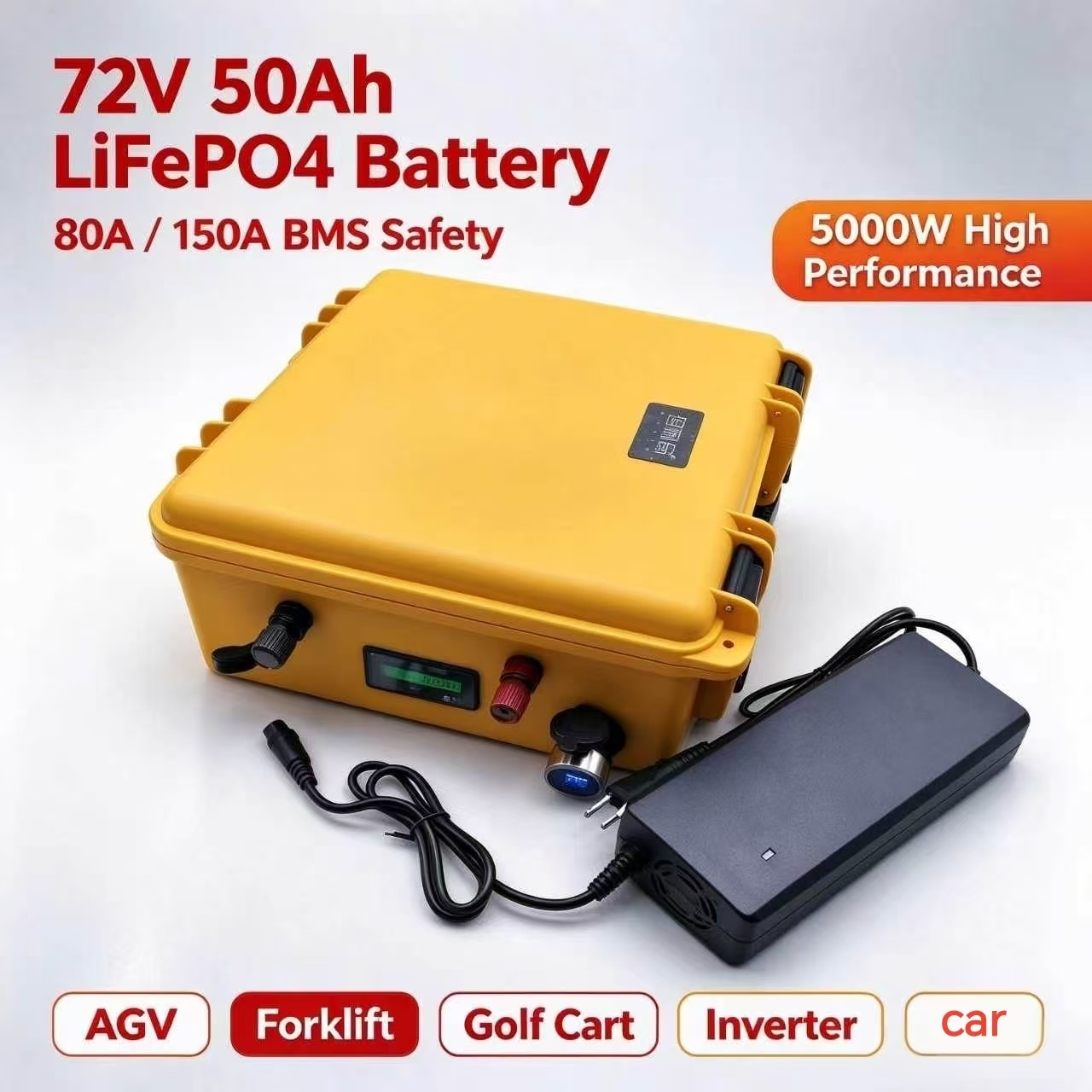72V 50Ah LiFePO4 lithiumbatter - Lifepo4 48V 50Ah Golf Cart recensie en prijs