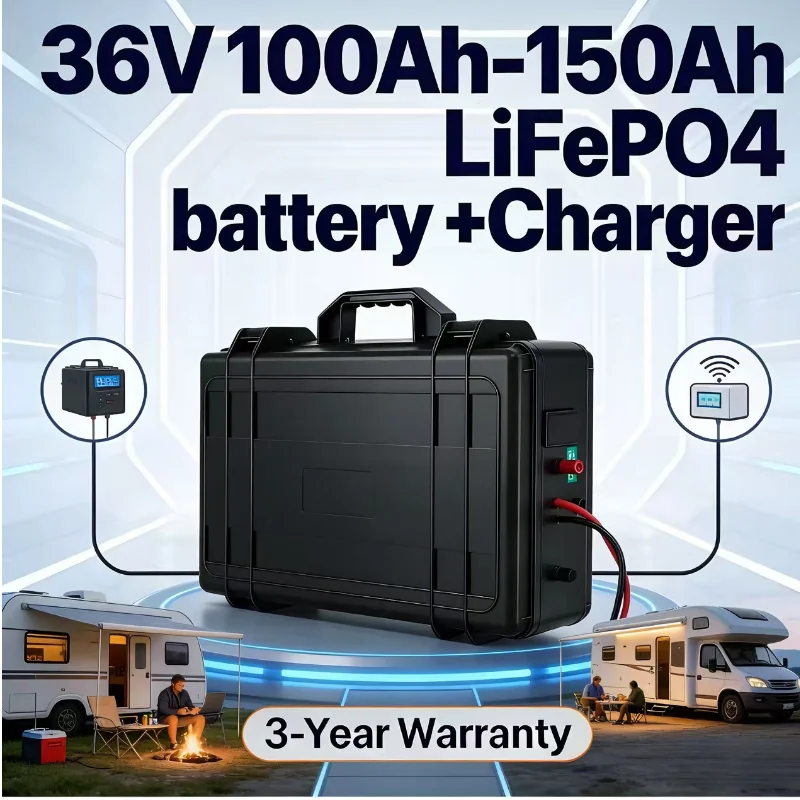 36V 100Ah-150Ah LiFePO4-batter - Lifepo4 Battery 36V 100Ah recensie en prijs